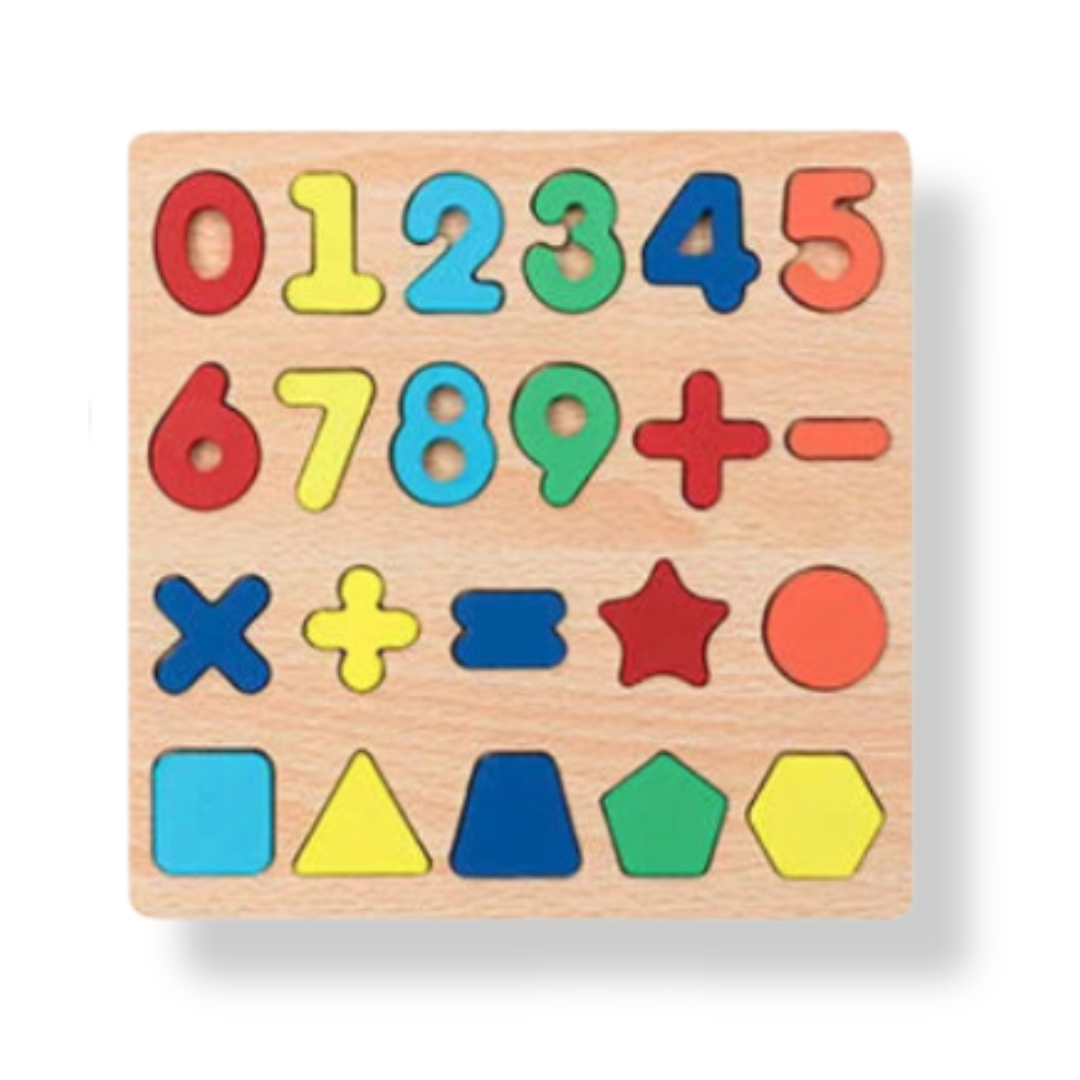 Wooden Alphabet & Number Puzzles – Learn Through Play