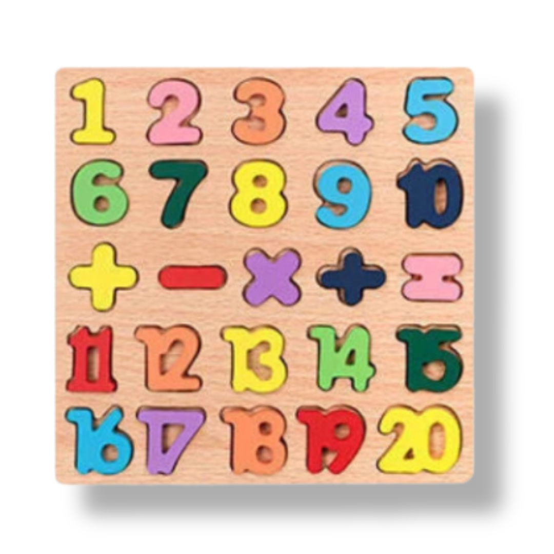 Wooden Alphabet & Number Puzzles – Learn Through Play