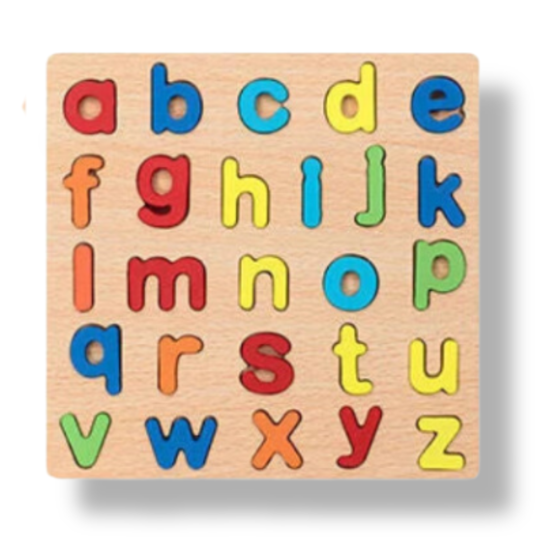 Wooden Alphabet & Number Puzzles – Learn Through Play