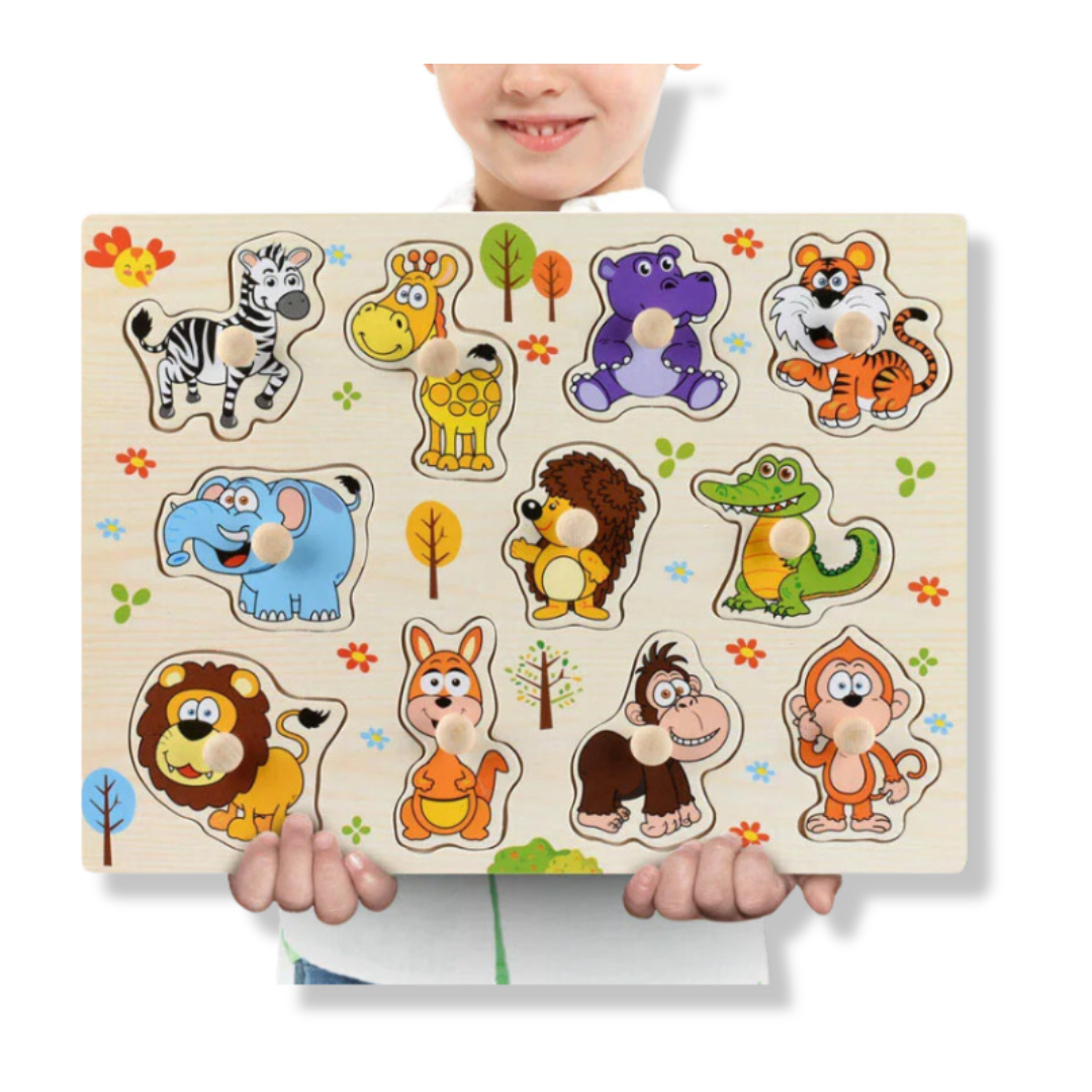 Educational Wooden Puzzles for Toddlers