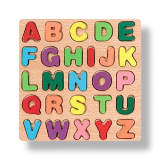 Wooden Alphabet & Number Puzzles – Learn Through Play