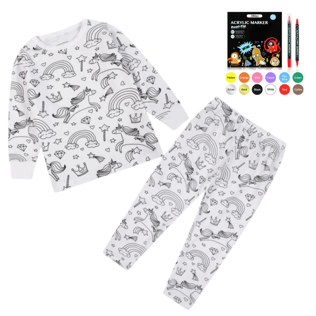ColourMe Pyjamas – DIY Kids' Sleepwear Set – Tiny Baby