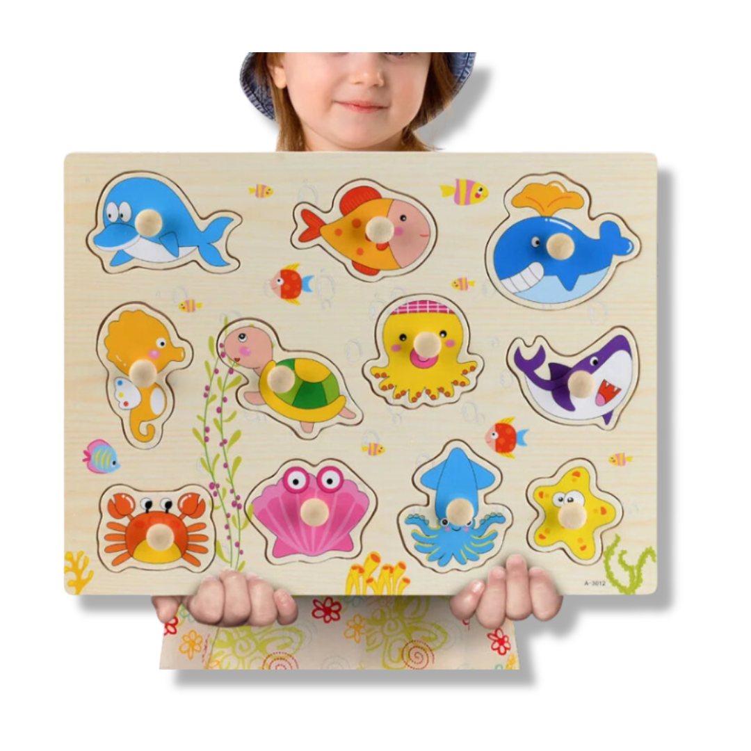 Educational Wooden Puzzles for Toddlers