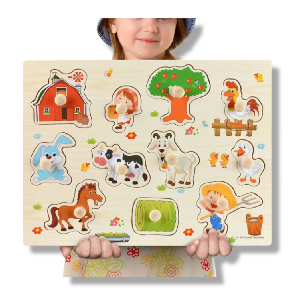 Educational Wooden Puzzles for Toddlers