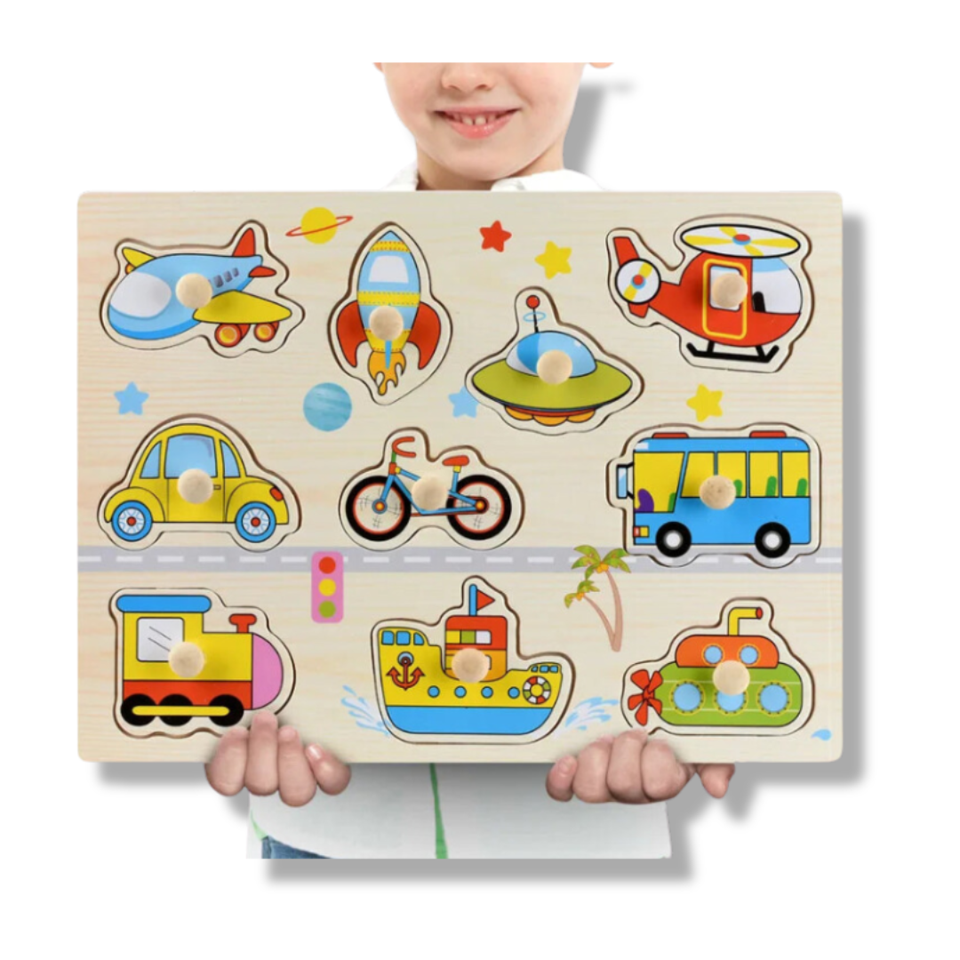 Educational Wooden Puzzles for Toddlers