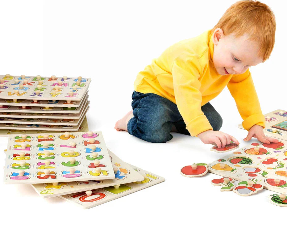 Educational Wooden Puzzles for Toddlers